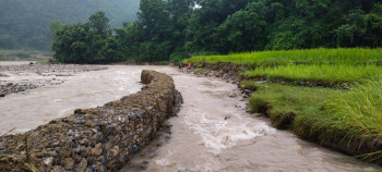 अविरल वर्षा पछिको बाढीले बंगलाचुलि मा करिव ५ लाख बराबरको क्षति