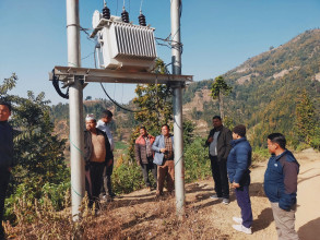 बंगलाचुली गाउँपालिकाको दक्षीणी भेगमा भईरहेको विद्युत विस्तारको अवस्थाको अवलोकन