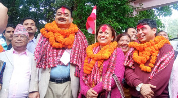 संयुक्त  गठबन्धनबाट दाङ–२ मा रेखा शर्माको उम्मेदवारी दर्ता